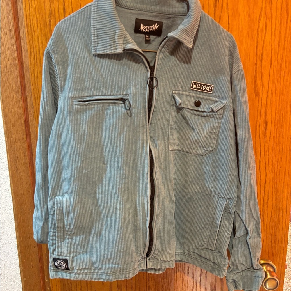 Men’s corduroy zip up jacket